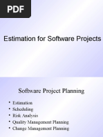 Software Estimaton Techniques