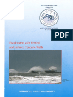 Breakwaters With Vertical and Inclined Concrete Walls