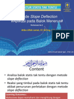 As - Tak Tentu - Slope Deflection - Lec 2 - Aplikasi Pada Balok Menerus