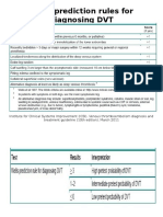 Wells Score (Dvt)