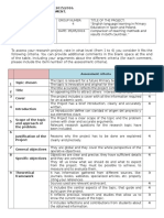 Research Project Assessment - Group 4