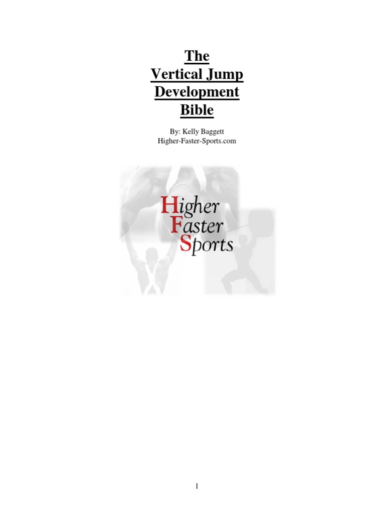 Vertical Jump BibleBaggett PDF PDF Weight Training Strength Training