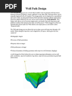 Drill Well Path Design