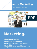 A Career in Marketing: by Polly Lambert