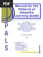 The Patterns of Adaptive Learning Scale (PALS)