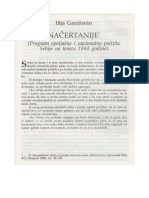 Načertanije - Ilija Garašanin 1844. The Great Serbia Document 1 PDF
