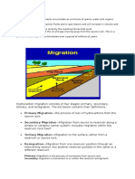Migration Process in Petroleum Engineering