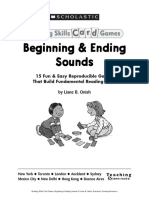 Beginning & Ending Sounds Games PDF
