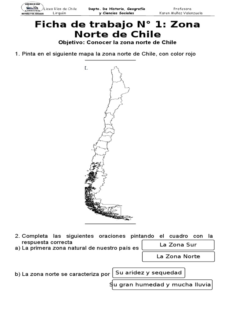 Actividades para niños en la zona norte de Chile | PDF | Ciencias sociales
