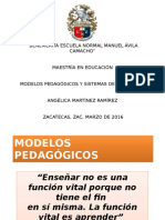 Modelos Pedagógicos