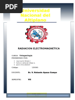 radiacion electromagnetica para estudiantes  de geofisica 