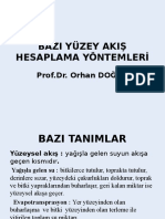 YUZEY AKIS HESAPLAMA YONTEMLERi Prof DR Orhan DOGAN