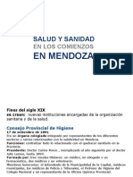 Comienzos -Salud y Sanidad en Mendoza