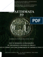 Mpanē - The Numismatic Iconography of The Roman Colonies in Greece