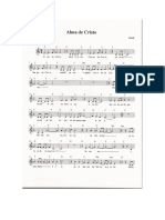 Alma de Cristo (Partitura)