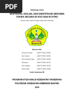 Download EKSTRAKSI ISOLASI DAN IDENTIFIKASI SENYAWA TOKSIK SECARA IN VIVO DAN IN VITRO by Eva Yuliana SN312707803 doc pdf