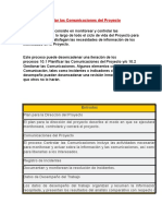 Controlar Las Comunicaciones Del Proyecto