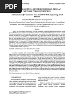 Autentikasi Tuna Steak PCR-Sequencing