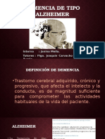 Demencia de Tipo Alzheimer