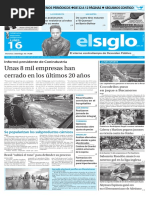 Edición Impresa El Siglo 16-05-2016
