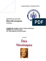 Reporte de Etica Nicomaquea