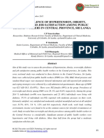 Job Satisfaction Among Public Health Workers in Central Province Sri Lanka