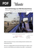 self-driving cars have a privacy problem - the atlantic