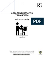 Guía Área Administrativa y Financiera Museo