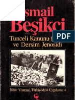 Tunceli Kanunu 1935 Ve Dersim Jenosidi - Ismail Beikci