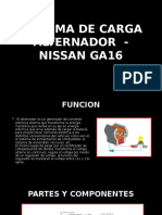 Sistema de Carga Alternador - Nissan Ga16