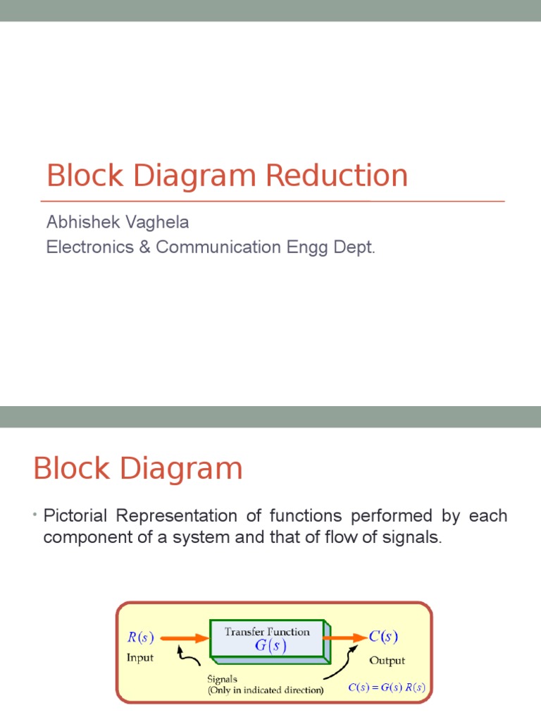 Block Diagram Reduction Technique.pptx Feedback Control Theory