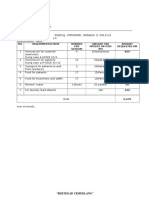 Examination: Posting, MM40508, Rotation 3, 2013-14 Number of Students: 14 Examination Date