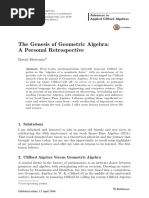 The Genesis of Geometric Algebra (Dr David Haestenes, 2016)