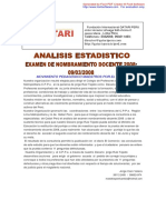 ANALISIS ESTADISTICO 2008 Colegio PDF