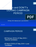 DO's and DON'Ts (Campaign)