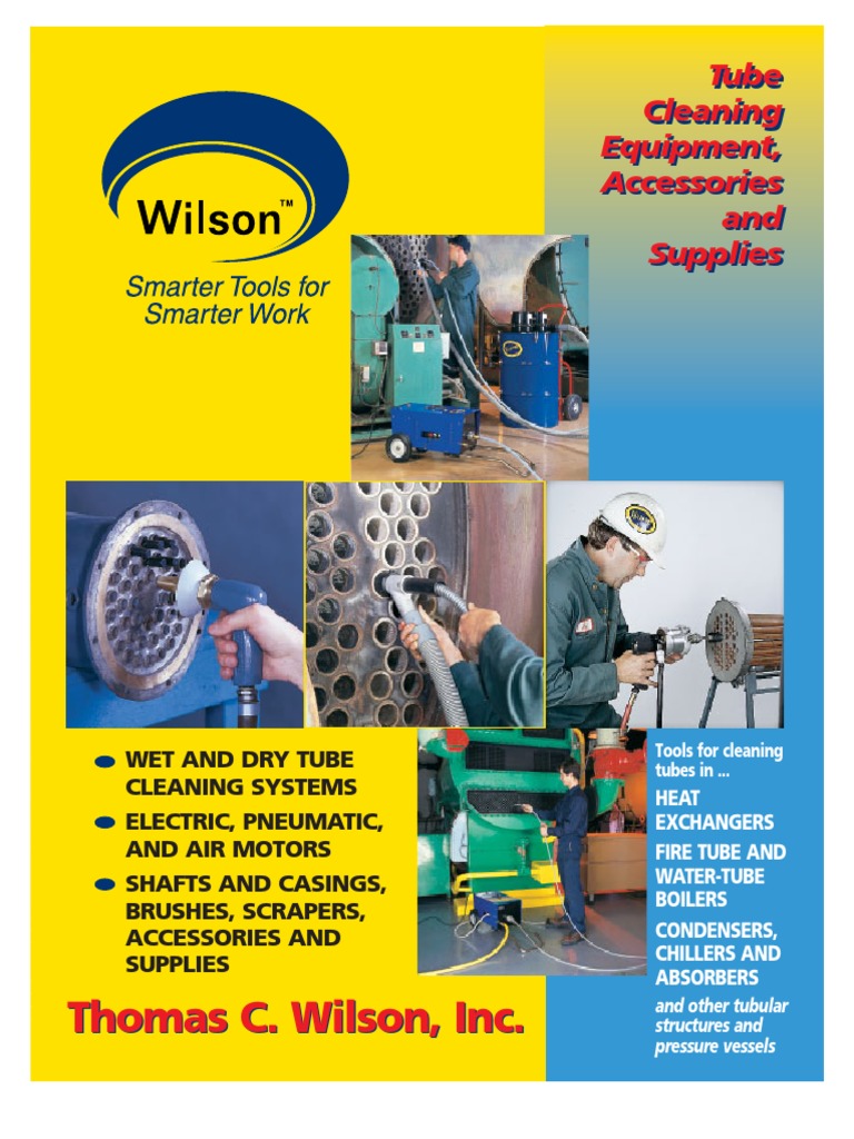 Tube Cleaning Equipment PDF Vacuum Cleaner Heat Exchanger