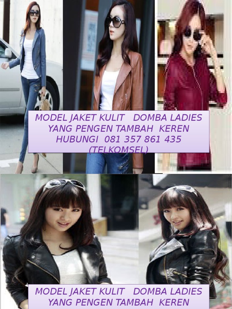 41 Model Jaket Kulit Jangkis HD Terbaru