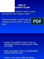 Bab IV Hukum Islam