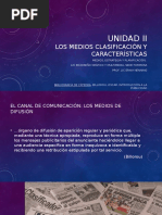 Medios de Difusión. Concepto. Clasificación. Caracteristicas. Estructura