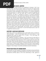 Download Comaprative Financial Statment Analysis of HBL  MCB by Ifzal Ahmad SN31274305 doc pdf