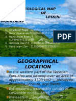 Hydrogeological Map OF Lessini Mountains