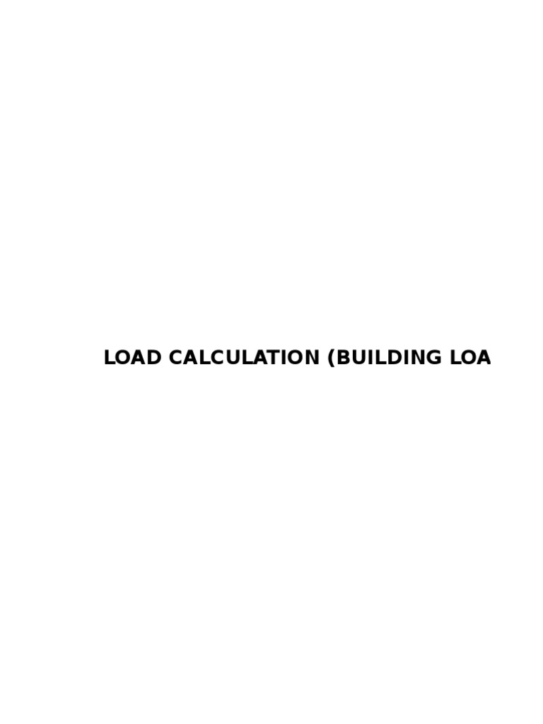 SSR Load Calculation Overview | PDF