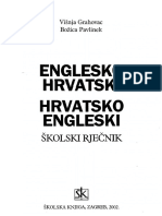 Englesko - Hrvatski Školski Rječnik