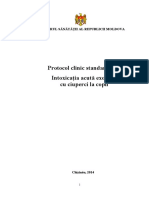 Protocol Clinic Standardizat Intoxicaţia Acută Exogenă Cu Ciuperci La Copil