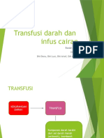 Transfusi Darah Dan Cairan Infus