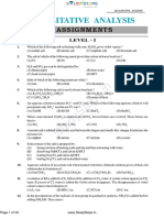 Qualitative Analysis Chemistry Physical Question Bank