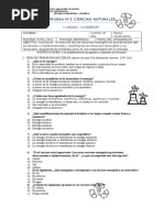 2 Prueba de Ciencias 6