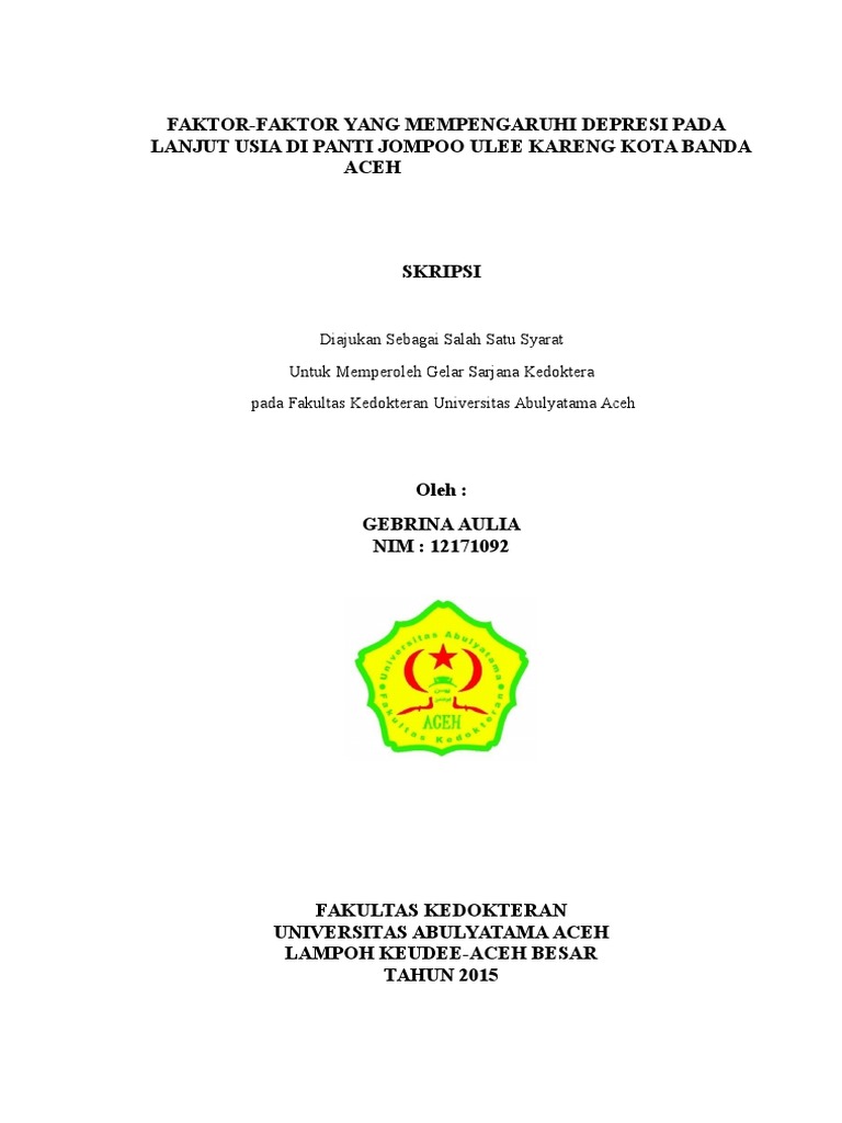 Cover Skripsi | PDF