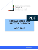 Informe de Indicadores Sector Quimico 2010