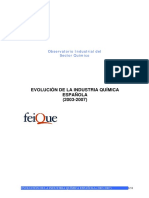 OIQuimico Evolucion Industria Quimica 2003 2007